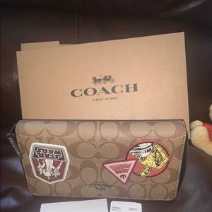 Coach Star Wars X Coach Accordian Zip Wallet